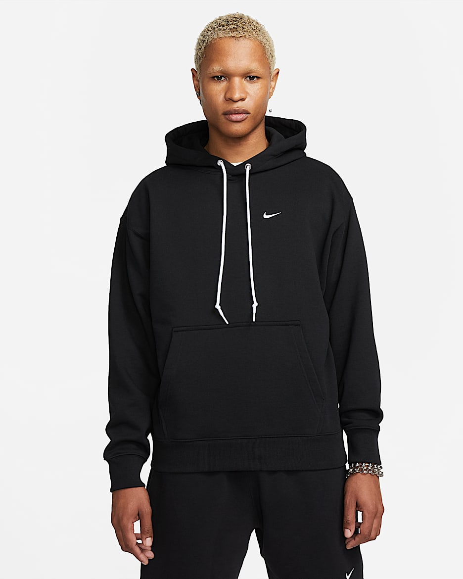 ★★Nike★★ Solo Swoosh French Terry Pullover Hoodie M Dark Nike Solo Swoosh Men's French Terry Pullover Hoodie. Nike.com